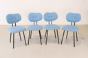 18x Lensvelt Maarten Baas dining room chairs blue