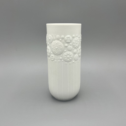 White Porcelain Vase - Bjørn Wiinblad Rosenthal Studio-Linie