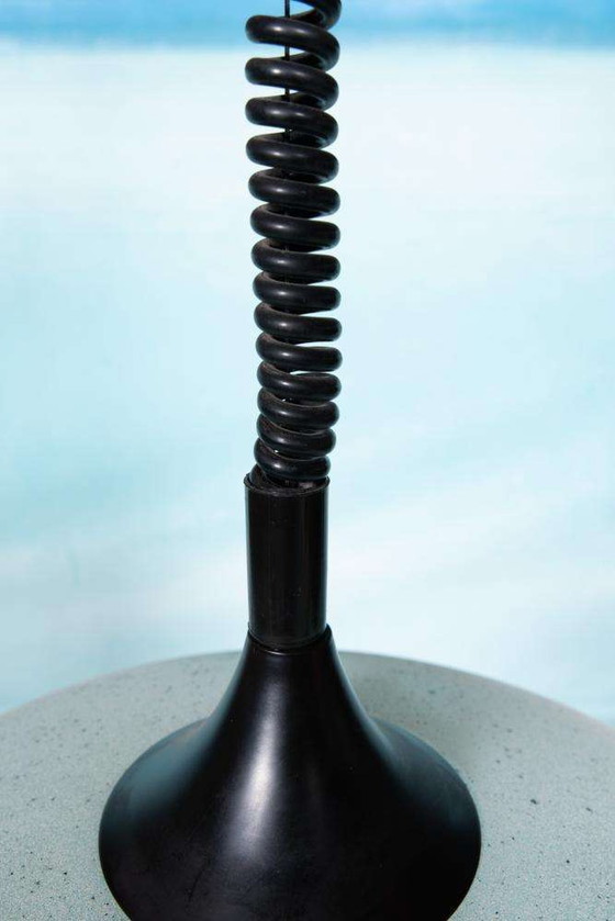 Image 1 of Memphis 1980 lampe suspendue en verre, lampe suspendue à tirette vintage