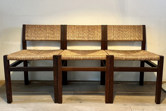 Image 1 of 3x Pastoe dining room chairs by Cees Braakman