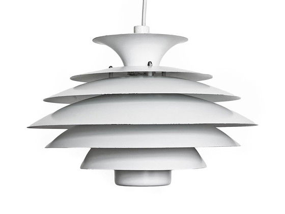 Image 1 of Large Multilayered Pendant Light By Design Light A/S. Denmark 1970S