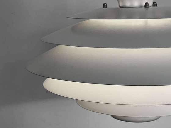 Image 1 of Large Multilayered Pendant Light By Design Light A/S. Denmark 1970S