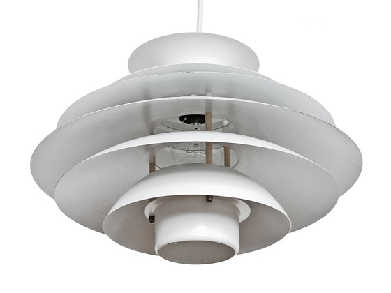 Image 1 of Large Multilayered Pendant Light By Design Light A/S. Denmark 1970S