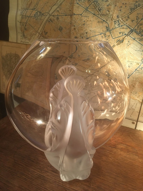Image 1 of Garance crystal vase by Lalique
