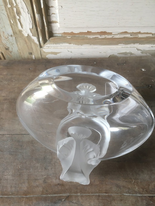 Garance crystal vase by Lalique