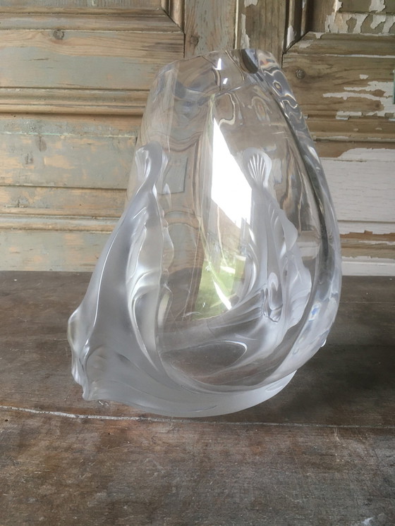 Image 1 of Garance crystal vase by Lalique