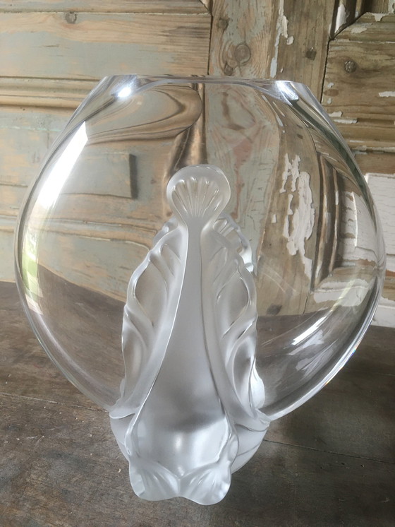 Image 1 of Garance crystal vase by Lalique