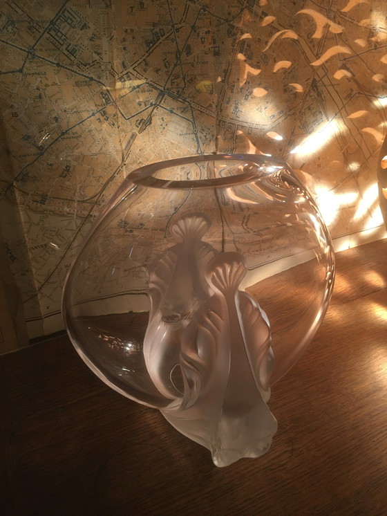 Image 1 of Garance crystal vase by Lalique