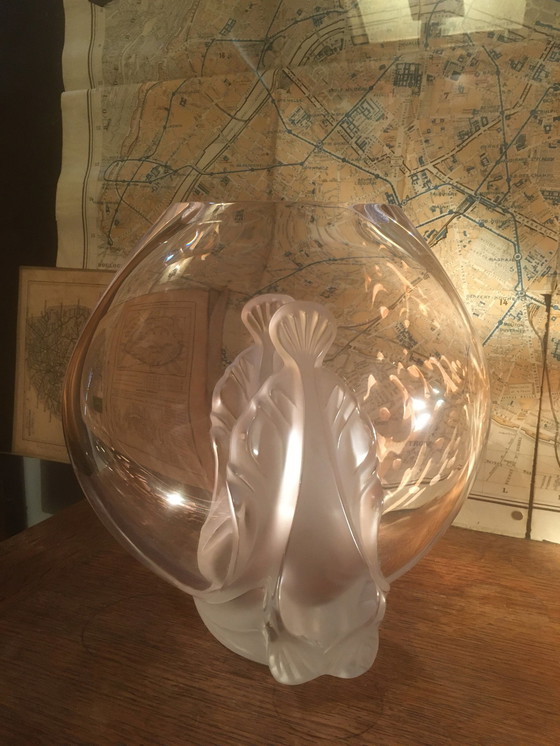 Image 1 of Garance crystal vase by Lalique