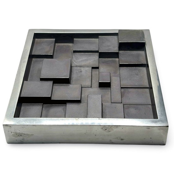 Image 1 of Scultura d'epoca • Posacenere • Max Seidenfaden • Sds • Alluminio e acciaio • 1975