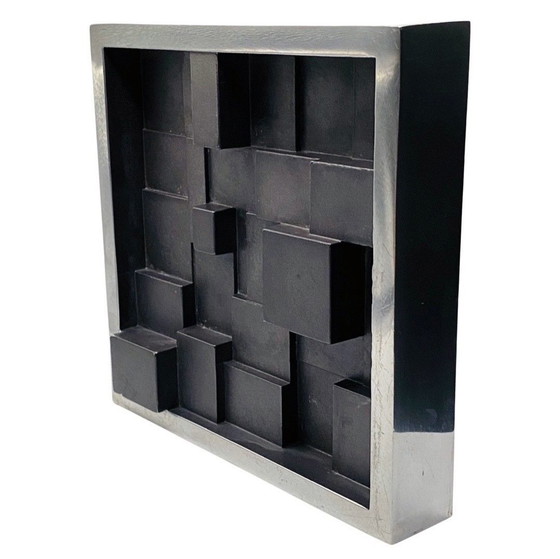 Image 1 of Scultura d'epoca • Posacenere • Max Seidenfaden • Sds • Alluminio e acciaio • 1975