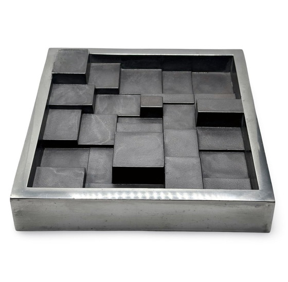 Image 1 of Scultura d'epoca • Posacenere • Max Seidenfaden • Sds • Alluminio e acciaio • 1975