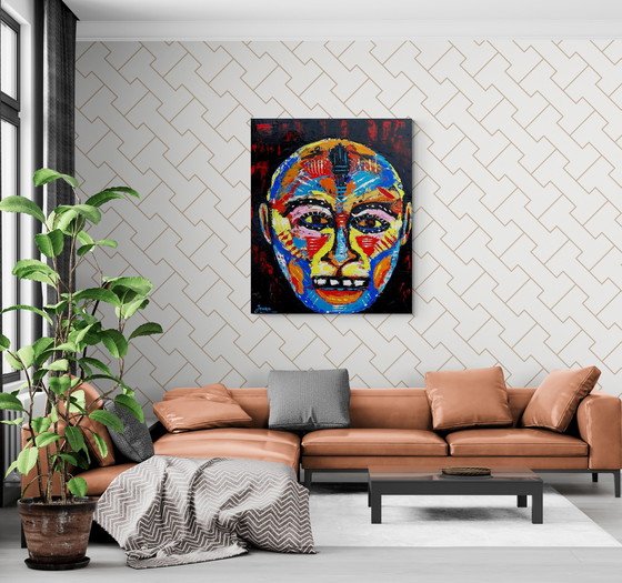 Image 1 of Jovan Srijemac (1962) - Maschera da sciamano contro brutta sensazione