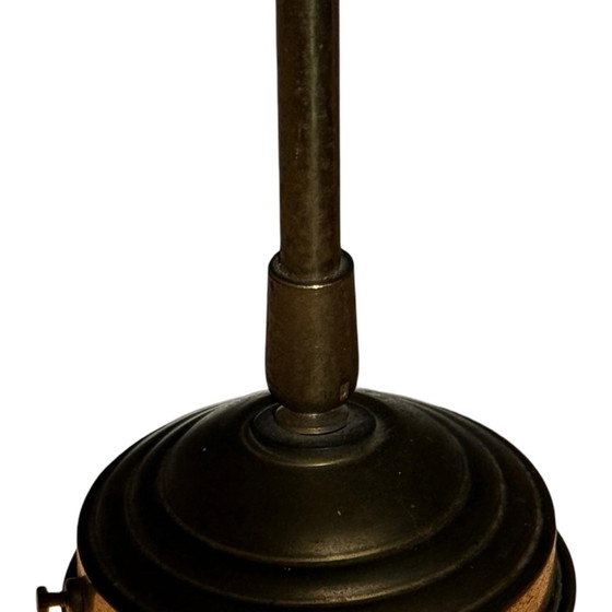 Image 1 of Vintage - Lampadario pendente XL in rame e vetro con lunga catena - Nello stile di Nanny Still, Raak - Arabo contemporaneo