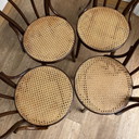4x Chaise Thonet no. 16 de Roumanie