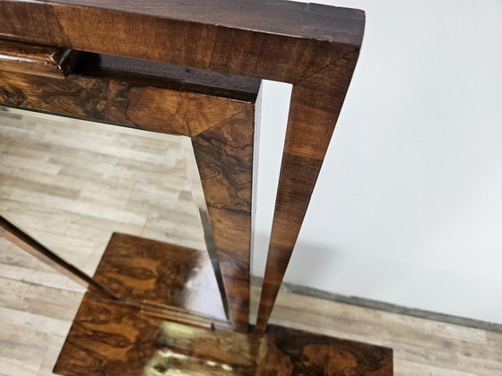 Image 1 of Art Decò Briar Console With Mirror