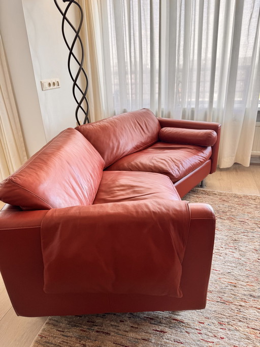 Touché sofa + 2x armchair cognac