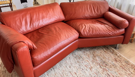 Touché sofa + 2x armchair cognac