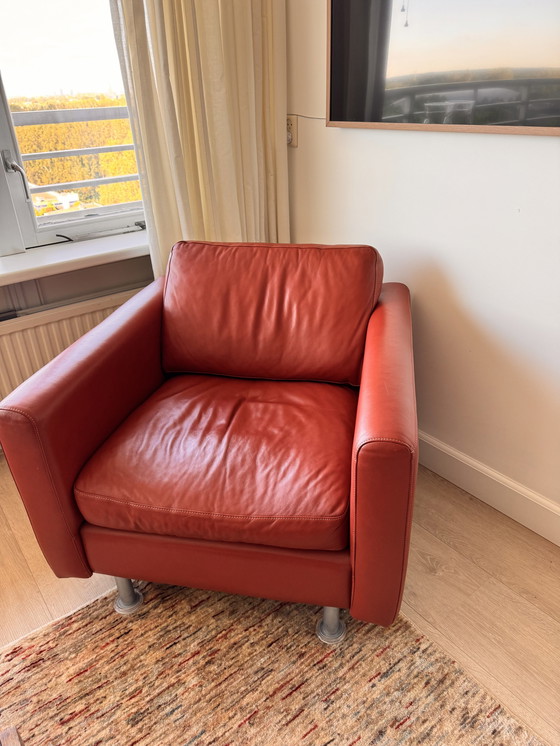 Image 1 of Touché sofa + 2x armchair cognac