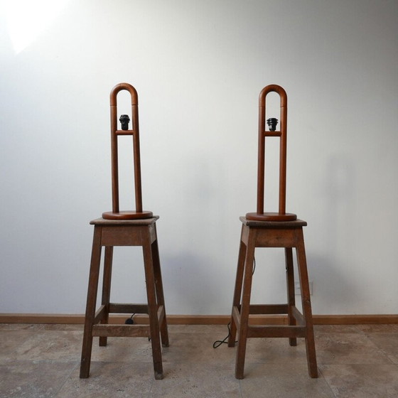 Image 1 of Pair of vintage table lamps by LYS, Denmark 1960