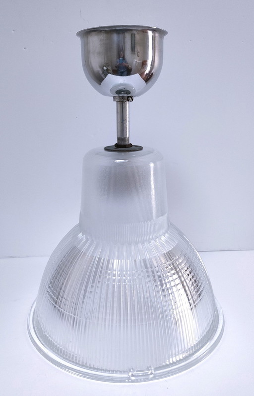 Sospensione in vetro industriale Holophane