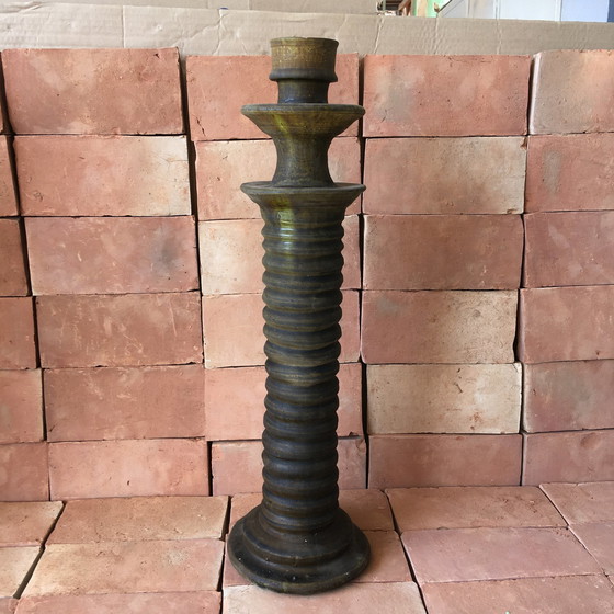 Image 1 of Tamegroute Pottery Candlestick