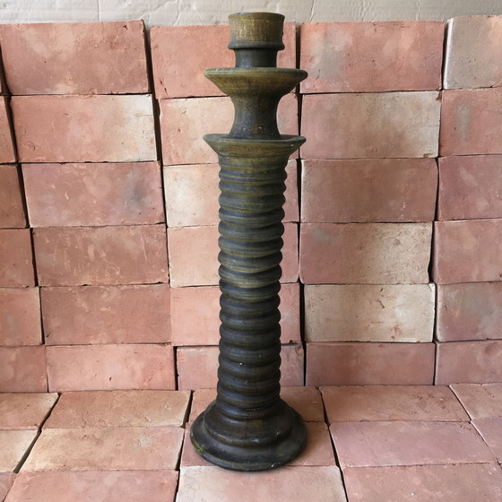 Image 1 of Tamegroute Pottery Candlestick