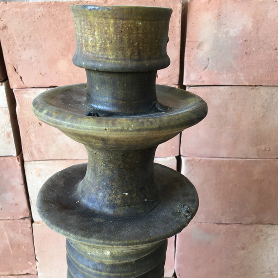 Image 1 of Tamegroute Pottery Candlestick