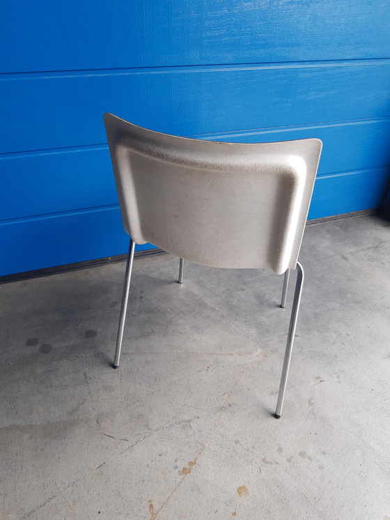 Image 1 of 6 x GUBI Chair II Inside gray outside off-white