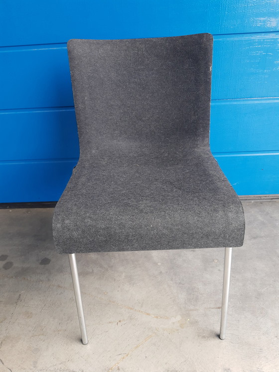 Image 1 of 6 x GUBI Chair II Inside gray outside off-white