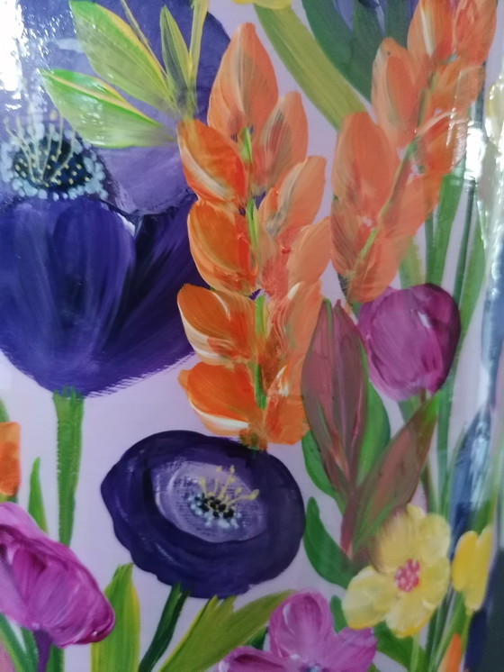 Image 1 of Hand-painted Vase 'Avelon'