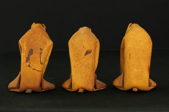 Image 1 of Deru Leather Crafted Set Of 9 Animals, Germany 1960S