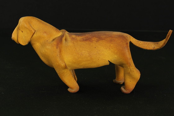 Image 1 of Deru Leather Crafted Set Of 9 Animals, Germany 1960S