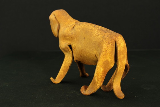 Image 1 of Deru Leather Crafted Set Of 9 Animals, Germany 1960S