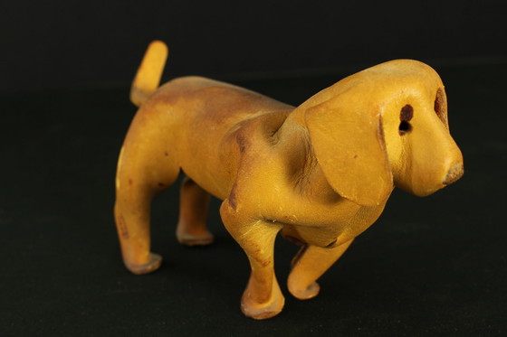 Image 1 of Deru Leather Crafted Set Of 9 Animals, Germany 1960S