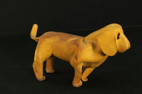 Image 1 of Deru Leather Crafted Set Of 9 Animals, Germany 1960S