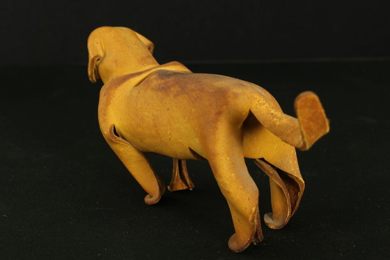 Image 1 of Deru Leather Crafted Set Of 9 Animals, Germany 1960S