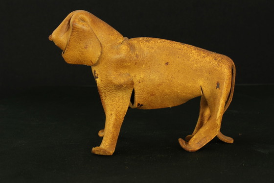 Image 1 of Deru Leather Crafted Set Of 9 Animals, Germany 1960S