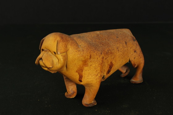 Image 1 of Deru Leather Crafted Set Of 9 Animals, Germany 1960S