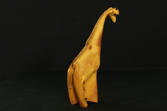 Image 1 of Deru Leather Crafted Set Of 9 Animals, Germany 1960S