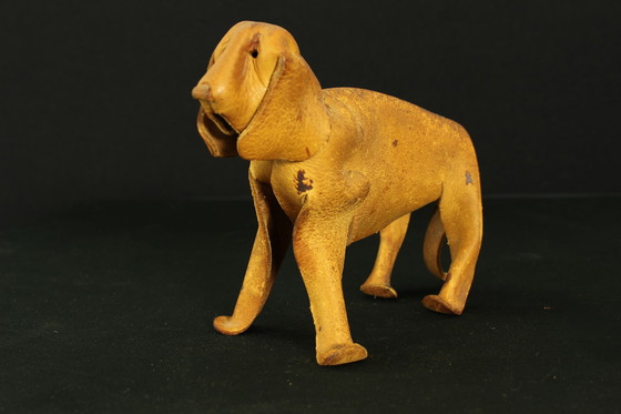 Image 1 of Deru Leather Crafted Set Of 9 Animals, Germany 1960S