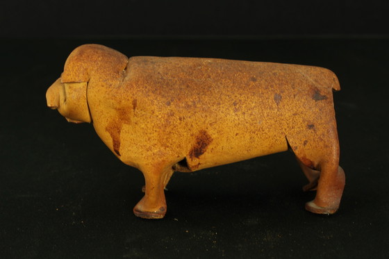 Image 1 of Deru Leather Crafted Set Of 9 Animals, Germany 1960S