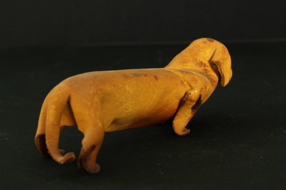 Image 1 of Deru Leather Crafted Set Of 9 Animals, Germany 1960S