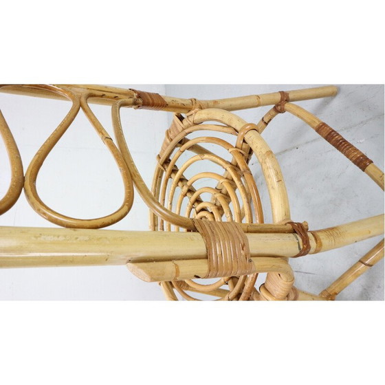 Image 1 of Pair of vintage bamboo chairs attributed to Eddie Hoekstra, 1960