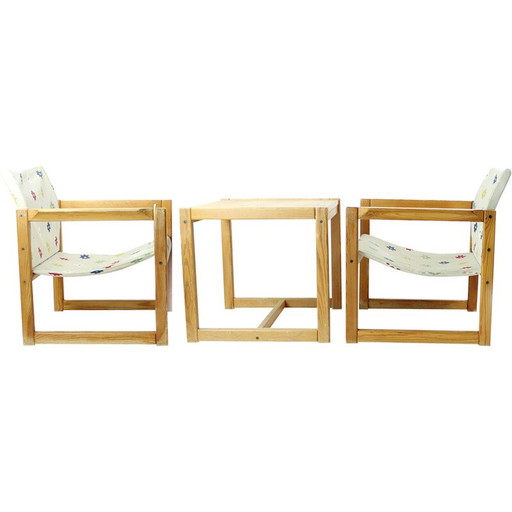 Vintage living room set by Karin Mobring for Ikea, 1970s