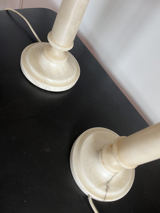 Marble lamps