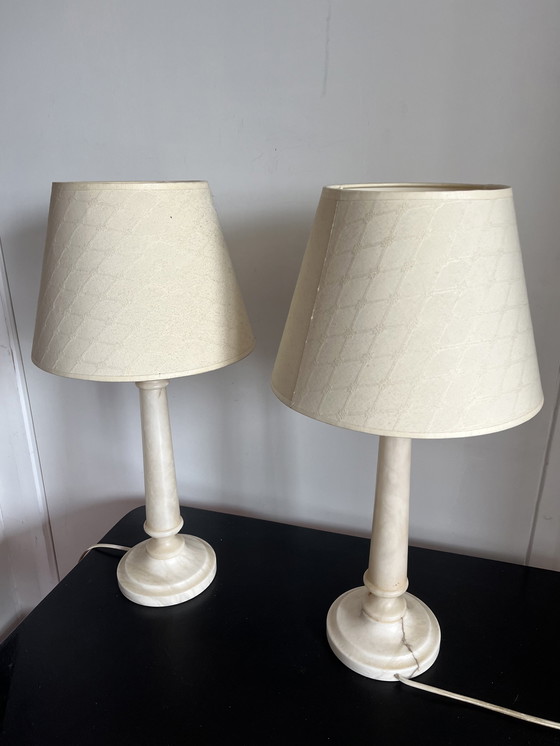 Image 1 of Lampes en marbre