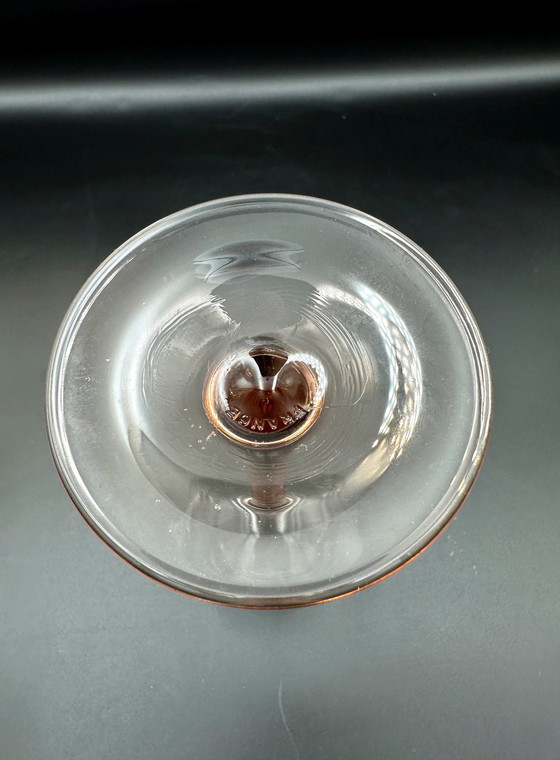 Image 1 of 6 copas de vino Luminarc con tallo rosa