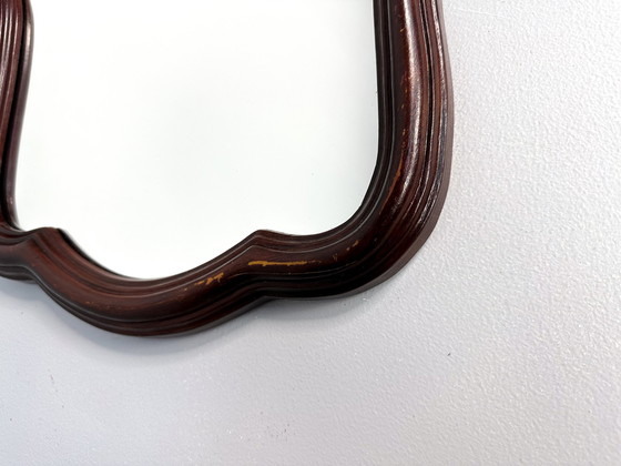 Image 1 of Wall Hanging Scalloped Mirror