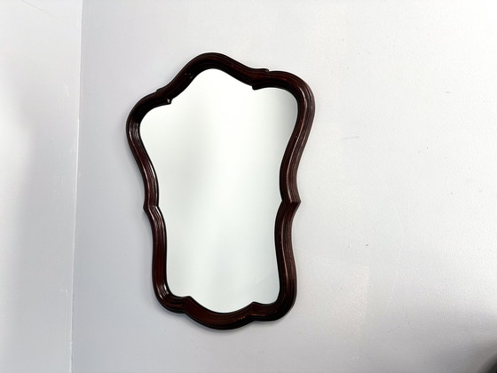 Image 1 of Wall Hanging Scalloped Mirror